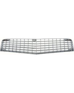 Camaro Berlinetta Upper Grille, Silver & Chrome, 1980-1981