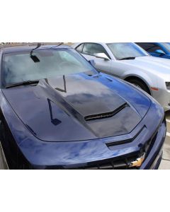 Camaro Ram Air Hood With Carbon Fiber Blister, 2010-2013