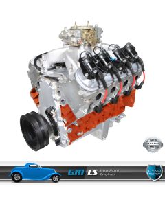 427 / 625HP Carbureted LS3 Small Block Chevy BluePrint Crate Engine 1955-1982