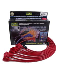 Camaro Taylor Plug Wires, Spiro-Pro Custom, Red, Small Block, 1968-1973