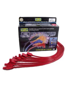 Camaro Taylor Plug Wires, Spiro-Pro Custom, Red, V8, 1983-1986
