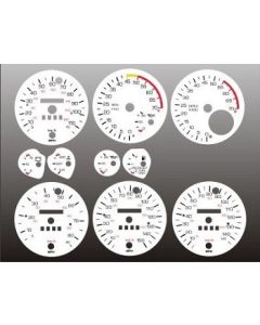 White Face Gauges Overlay,Chevrolet® Camaro,1982..1989