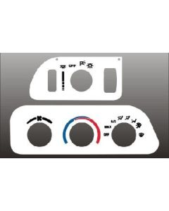 Chevrolet® Camaro White Face Heater Control Overlay,HVAC,1993..1996