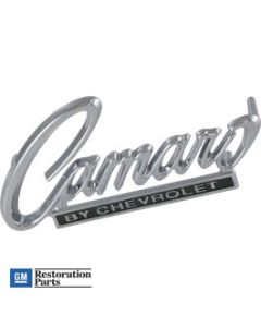 Camaro Header Panel Emblem, Camaro By Chevrolet, 1968-1969