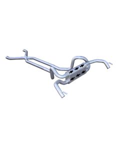 Camaro Pypes Race Pro Exhaust,  Crossmember Back With X Pipe And Crossflow Mufflers,2.5" 1967-1981