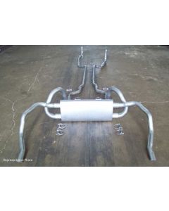 Exhaust System, Small Block, Original Style With Polished St