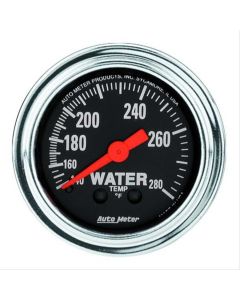 Camaro Autometer Water Temperature Gauge, Traditional Chrome, Mechanical