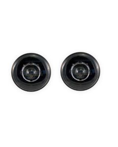 Rick's Camaro -7 Inch Round Projector Headlights With 64mm Projector, Black, 1967-1981
