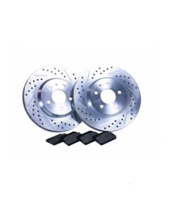 Rick's Camaro - Disc Brake Front Drilled And Slotted Rotor Kit, Street Pack Series, V8, 1993