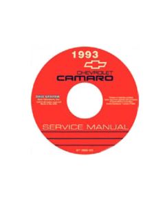 Rick's Camaro - Service Manual CD-ROM, 1993