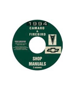 Rick's Camaro - Shop Manual CD-ROM, 1994