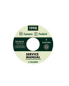 Rick's Camaro - Shop Service Manual CD-ROM, 1998