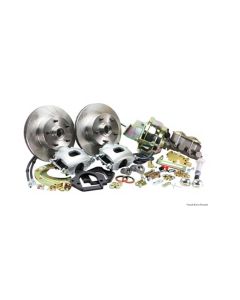 Rick's Camaro - Front Disc Brake Conversion Kit For Stock Spindles, Drilled And Slotted Rotors, Power, 1967-1969