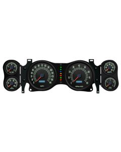 Gen ll Camaro - New Vintage USA 69 Series, 6 Gauge Package, Black Dial, 140 MPH 1970-1978 
