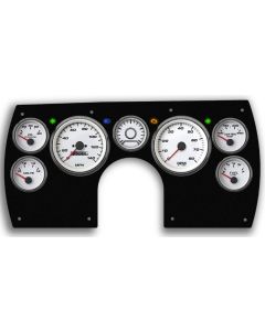 Gen lll Camaro - New Vintage USA Performance Series, 6 Gauge Package, White Dial, 1982-1989 - Programmable Speedometer
