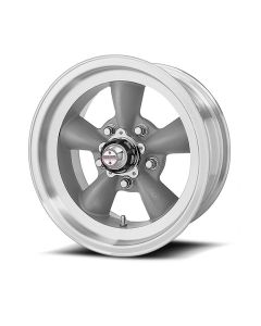 American Racing Torq-Thrust D Black Wheel W/ Machine Lip, 16X8