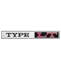 Rick's Camaro - Type LT Sail Panel/Rear Panel Emblem, Adhesive, 1977