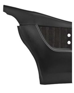 1968-1969 Camaro,Molded Sport VXR Rear Quater Panel Charcoal Black /Black Suede
