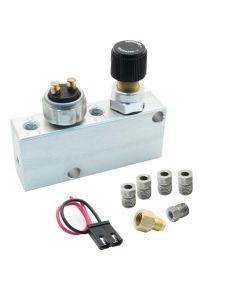 Camaro Proportioning Valve, Adjustable With Brake Light Switch, Chrome, 1967-2013