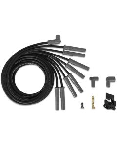 Wire Set, Black Super Conductor, 8-cyl. Multi-Angle/HEI, Universal