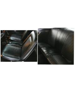 1967-1968 Camaro Standard Coupe Front Buckets Front & Rear Set Back