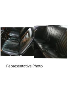 1968 Camaro Standard Fold Down Front Buckets Front & Rear Set White	