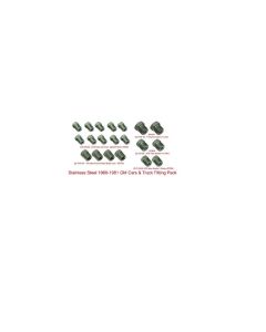 Brake Line Fitting Pack Kit  GM Stainless Steel