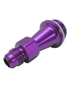 Carburetor Fuel Bowl Inlet Fitting Kit; -6AN Male to 7/ 8-20 Male; Sold Each