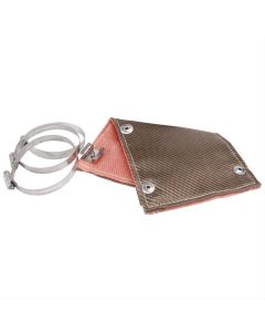 Titanium Pipe Shield - Exhaust Heat Shield 1' x 6"