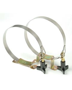 Quick-Clamp Stainless Steel Bottle Bracket Set