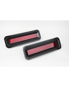 1967-1968  Camaro Matte Black   Billet 3-D Style Taillights