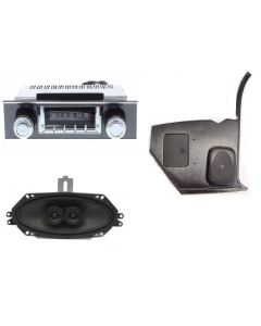 67-69 740 Radio,w/Blk Bzl/Speakers