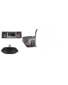 67-67 740 Radio,With Walnut Bezel w/Speakers