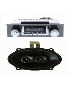 67-69 740 Radio,w/Blk Bzl/Speaker