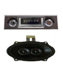 67-67 740 Radio,With Walnut Bezel w/Speaker
