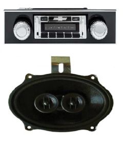 67-68 USA-630 Radio,With Black Bezel,Spk