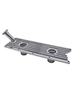 GM LS Engine Aluminum Valley Cover With Oil Filler Tube, Polished
