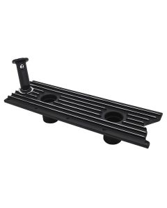 GM LS Engine Aluminum Valley Cover With Oil Filler Tube, Black