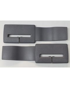 82-92 Camaro  Firebird Seat Belt Headliner Trims, Pair-Gray