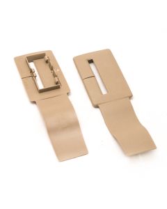 82-87 Camaro  Firebird Seat Belt Headliner Trims, Pair-Saddle