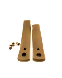 1985-1992 Camaro  Seat Belt Receiver Sleeves, Pair-Beechwood