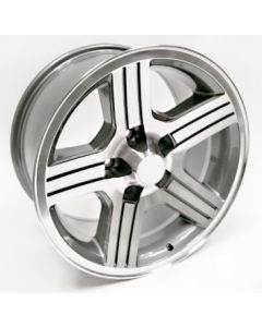 88-90 Camaro IROC-Z 17x9 Wheel GRAY Finish, Set of 4, WITH CENTER CAPS, LUG NUTS & LUG NUT CAPS