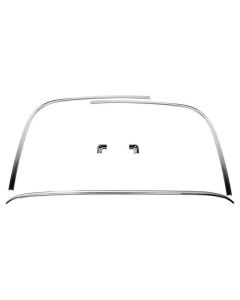 1970-1974 Camaro  Black Rear Glass Molding Kit
