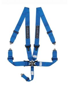  Corbeau 5-Point 3" Camlock Harness Belt Blue
