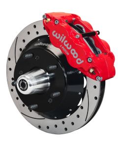 1982-1992 Camaro Wilwood Forged Narrow Super LitE  Big  Front Brake Kit-Red Calipers