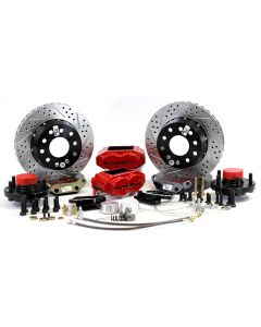 1967-1969 Camaro  Baer Brakes 11" Front  SS4+ brake System, Red Calipers Kit