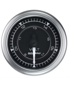 2-1/16" Autometer Chrono LED  Voltmeter Gauge 8-18V
