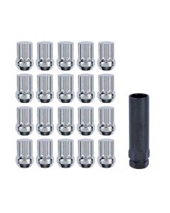 2010-2017 Camaro 14mmx1.37 Tall Lug Nut Set- Chrome Finish (20pc)