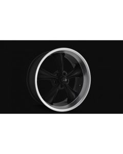 Detroit Wheels Ridler 22X10  695 Series Matte Black W Machine Lip
