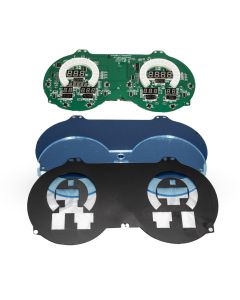 1967-1698 Camaro  LED Digital Panel White
